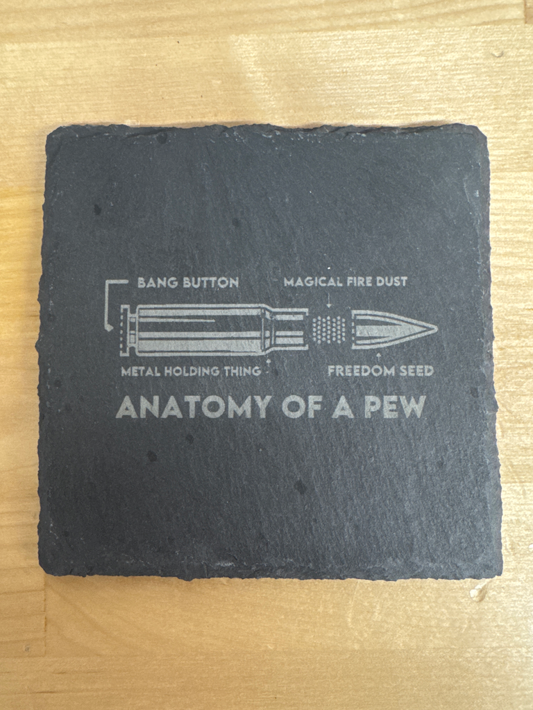 Anatomy of a Pew Coaster