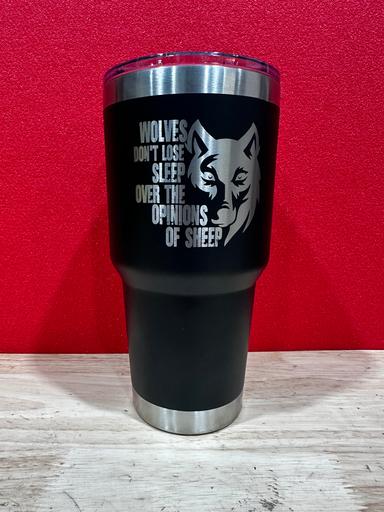 Wolves Don’t Lose Sleep Tumbler-30 oz