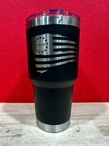 Distressed Betsy Ross Flag Tumbler-30 oz.
